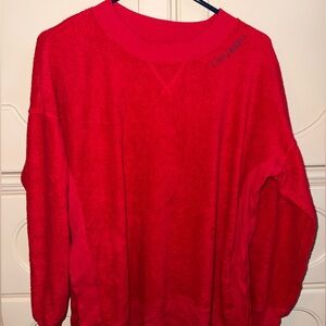 Aerie Vibrant Red Knit Top